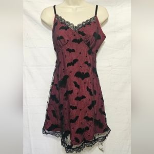 Romwe bat print dress